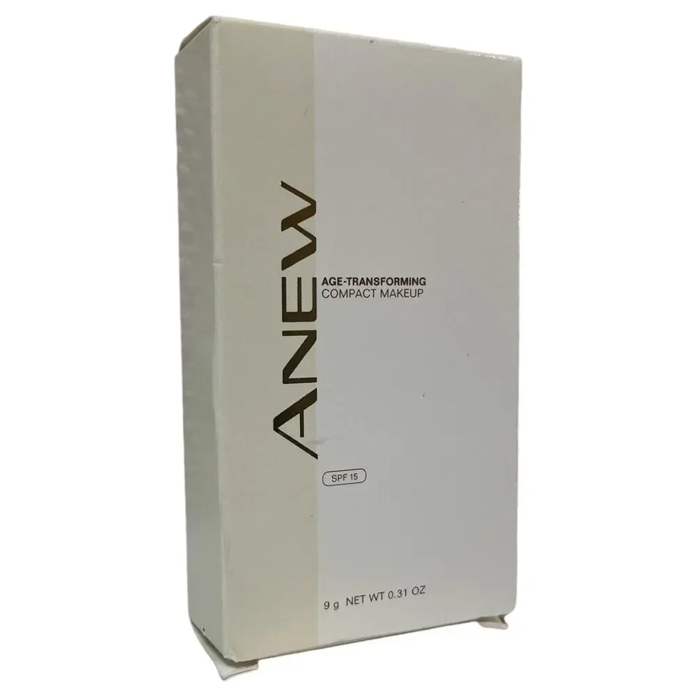 Avon ANEW Age Transforming Compact Makeup Foundation SPF15 Pure Beige N202 NOS